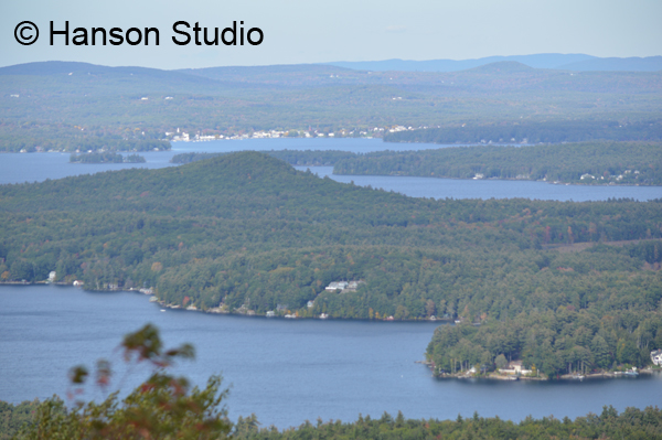 Alton, NH - View from Pine Mt. - Wolfboro - Far - Fall